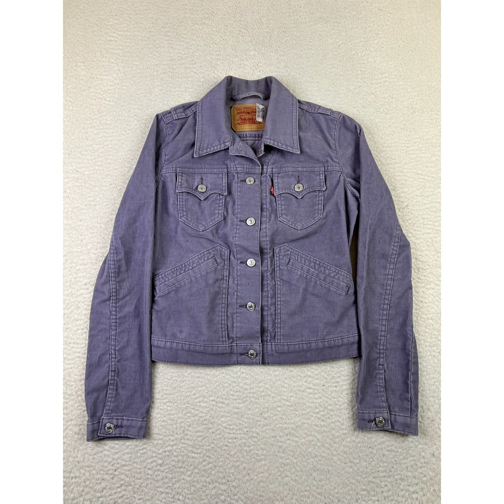 Levis Jacket Juniors Small‎ Corduroy Trucker Western Button Up Pockets 18417